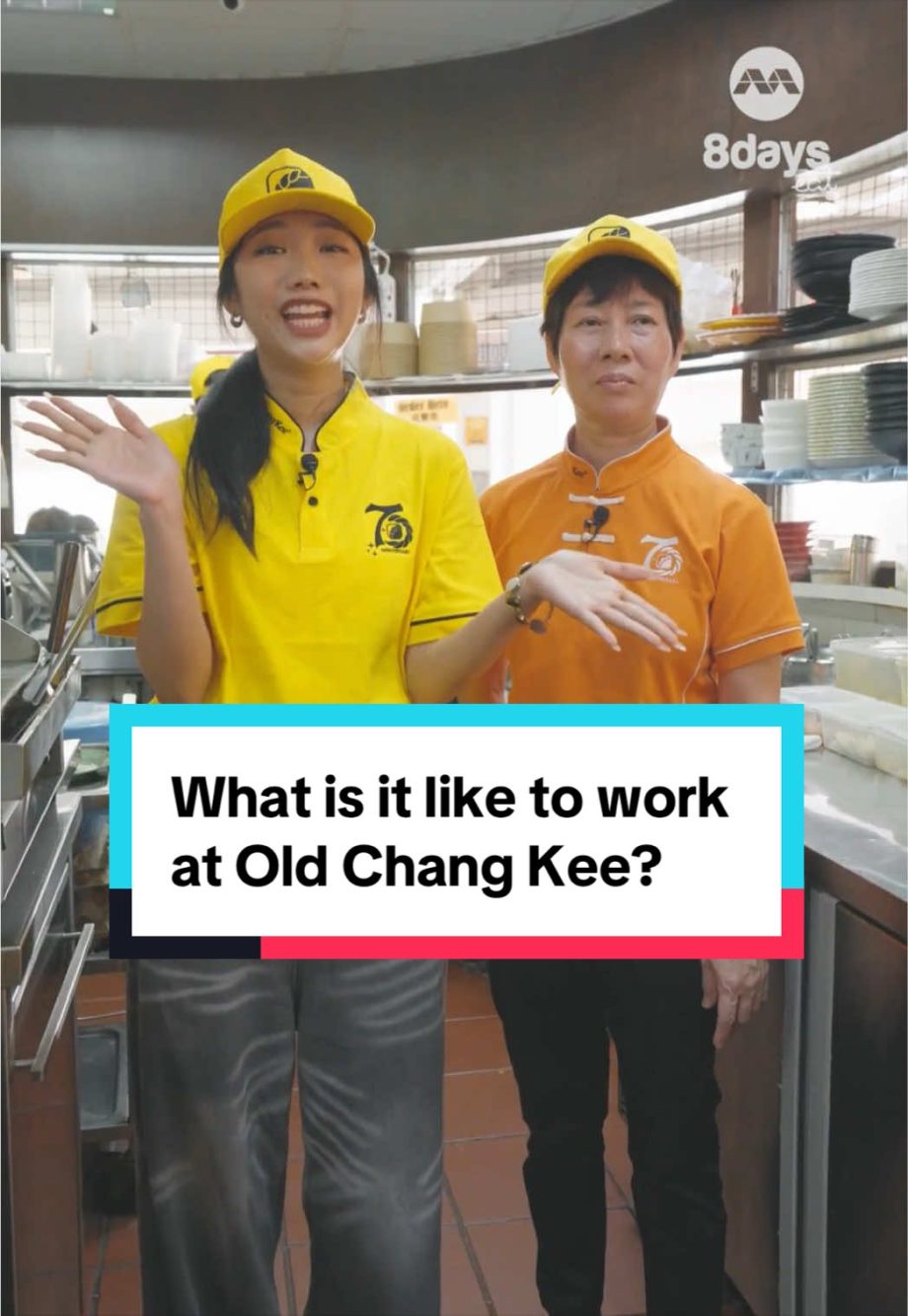 @8dayseat What is it like working at Old Chang Kee? Our host, Quah Siyu, goes be…