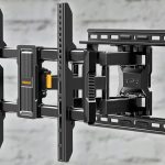 Get a Perlegear Full Motion TV Wall Mount for Up to 90″ TVs With 135lb Capacity for 