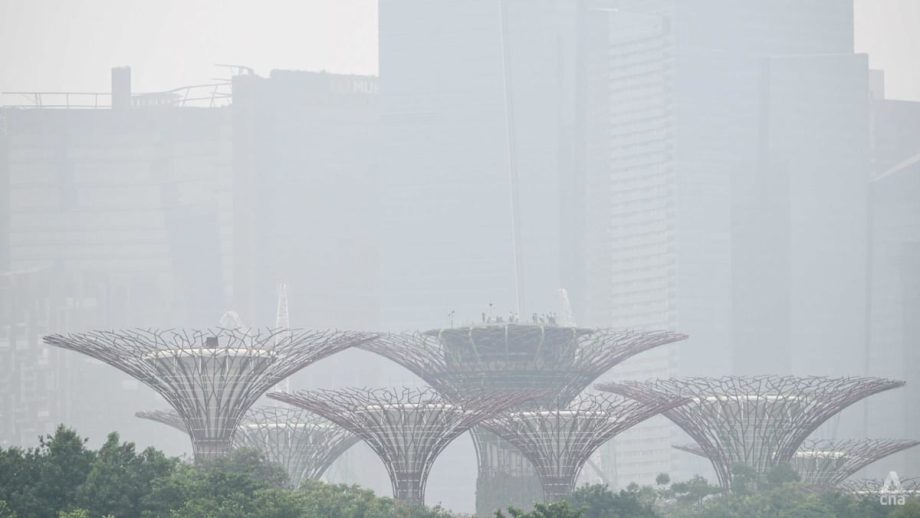 Air quality in Singapore sees slight improvement; 1-hour PM2.5 readings elevated in two regions Air quality in Singapore sees slight improvement; 1-hour PM2.5 readings elevated in two regions